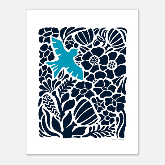 Graceful Bloom by Patricia Zapata - 11x14 print