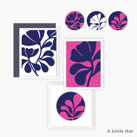 Isabella card and wall art set