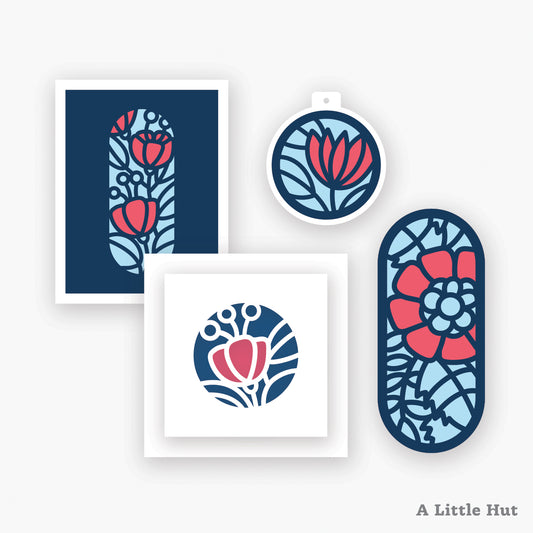 Madeline cards and bookmarks set