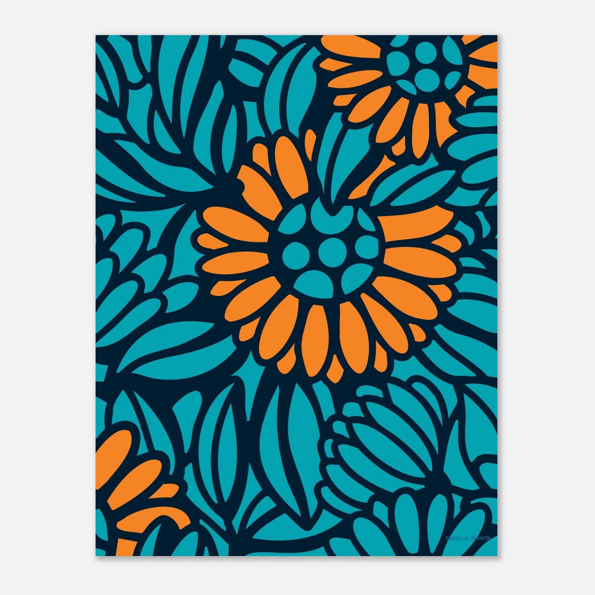 Wildflowers by Patricia Zapata - 11x14 print